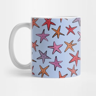 Starfishes in clear water Mug